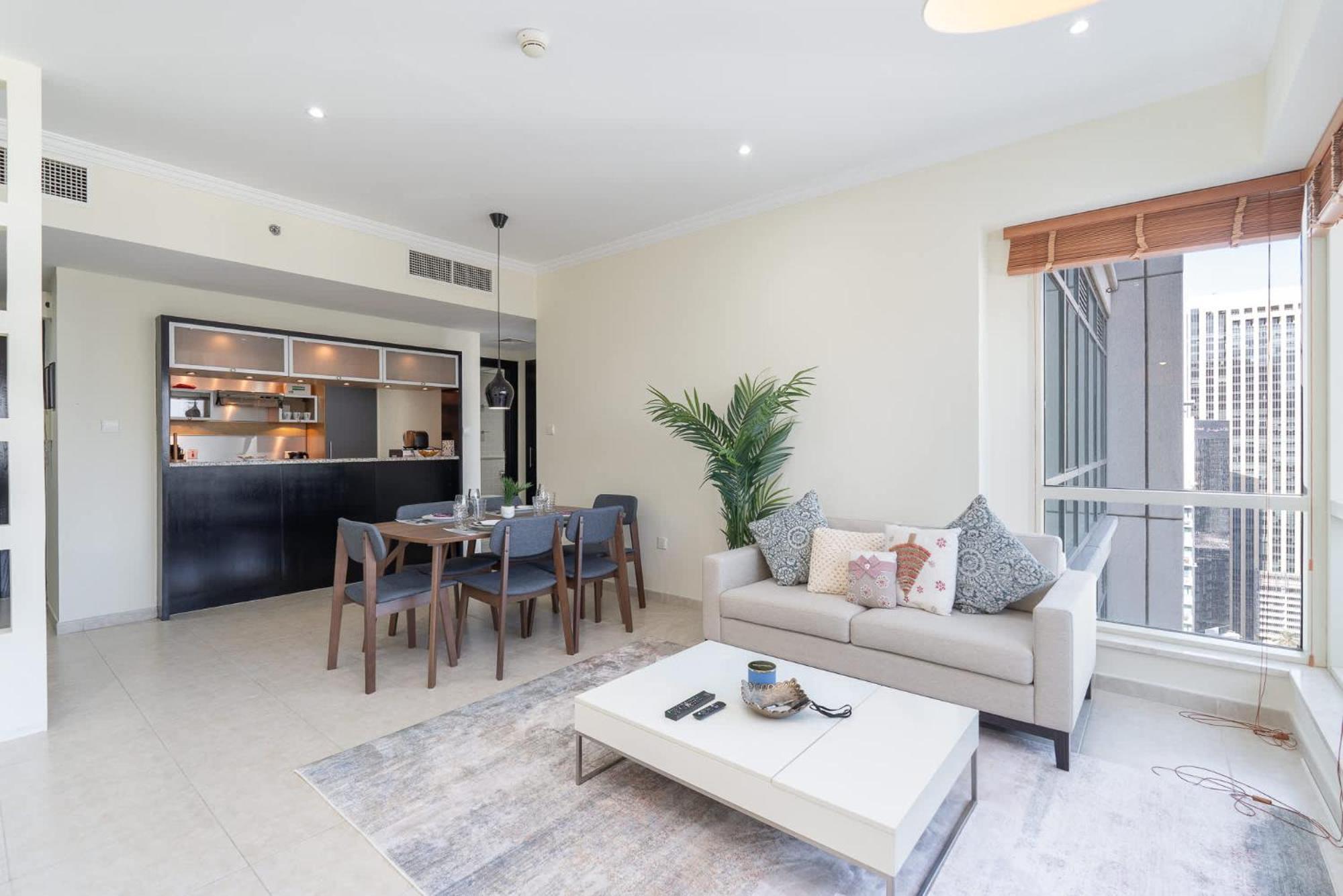 Luxury In Marina's 1 Bed That Sleeps 2 شقة دبي